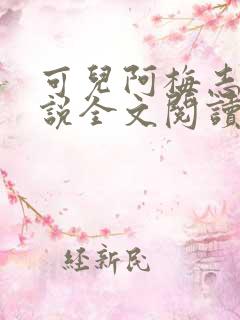 可儿阿梅志强小说全文阅读