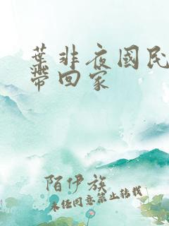 叶非夜国民老公带回家