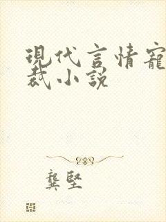 现代言情宠文总裁小说