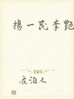 杨一民李艳小说
