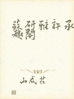 苏研雅许承砚笔趣阁