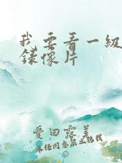 我要看一级黄色录像片