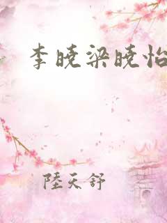 李晓梁晓怡结局