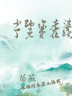 少帅你老婆又跑了免费在线阅读