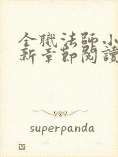 全职法师小说最新章节阅读