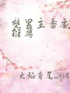 双男主番剧日剧推荐