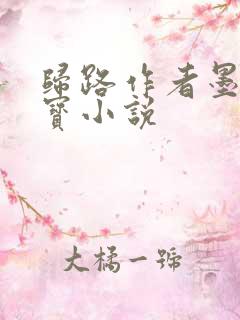 归路作者墨宝非宝小说