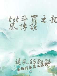 txt斗罗之龙凰传说