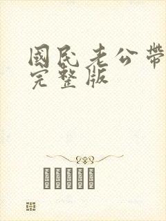 国民老公带回家完整版