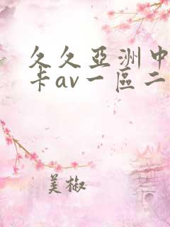 久久亚洲中文不卡av一区二区