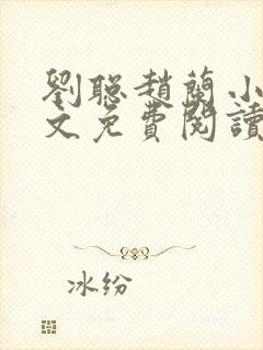 刘聪赵兰小说全文免费阅读