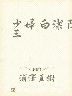 少妇 白洁 陈三