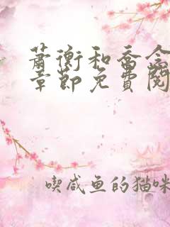 萧衡和乔念最新章节免费阅读