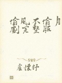 偷风不偷月有声剧完整版