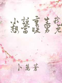 小说重生我真没想当暖男免费阅读