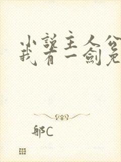 小说主人公叶观我有一剑免费阅读
