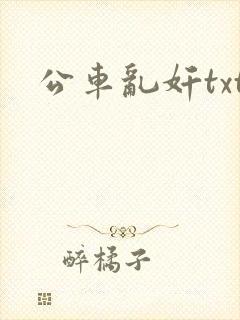 公车乱奸txt