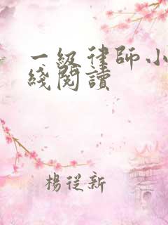一级律师小说在线阅读