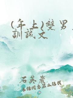 (年上)双男主训诫文