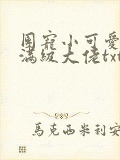 团宠小可爱成了满级大佬txt