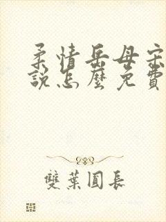 柔情岳母宋城小说怎么免费阅读全文