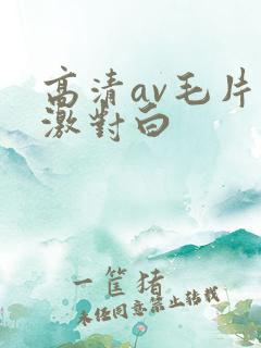 高清av毛片刺激对白