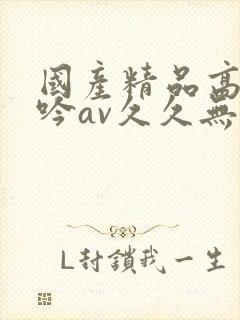 国产精品高潮呻吟av久久无吗