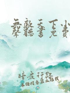无敌天下小说有声听书免费