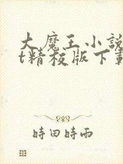 大魔王小说txt精校版下载