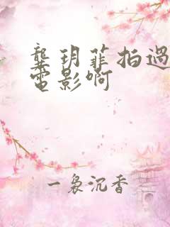 龚玥菲拍过什么电影啊