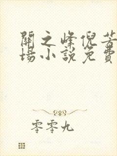 关之峰倪芳芳官场小说免费阅读