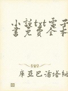 小说txt电子书免费全本完结