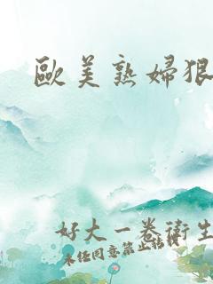 欧美熟妇狠狠操