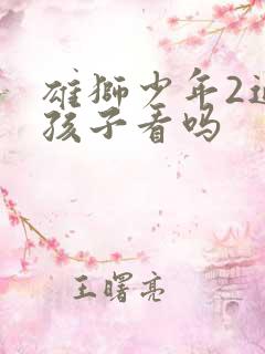 雄狮少年2适合孩子看吗