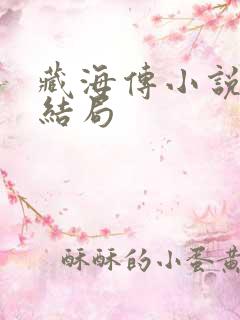 藏海传小说原著结局