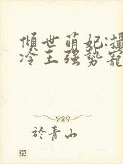 倾世萌妃:摄政冷王强势宠
