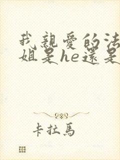 我亲爱的法医小姐是he还是be