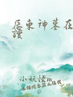 辰东神墓在线阅读