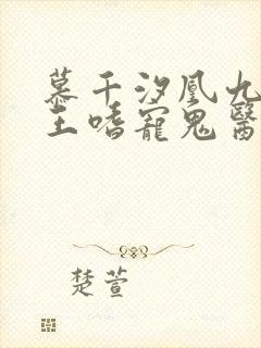 慕千汐凰九夜邪王嗜宠鬼医狂妃
