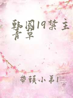 韩国19禁主播青草