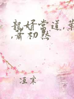 龙婿当道,叶辰,萧初然