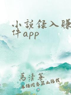 小说录入赚钱软件app