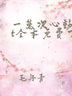 一万次心动txt全本免费下载
