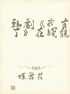 韩剧《我有爱人了》在线观看
