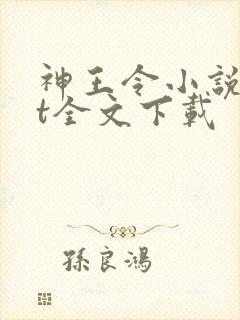 神王令小说txt全文下载