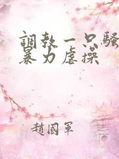 调教一只骚母狗暴力虐操
