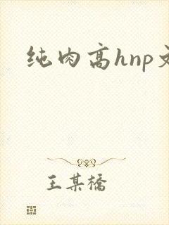 纯肉高hnp文