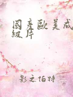 国产欧美成人一级片