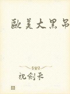 欧美大黑吊操