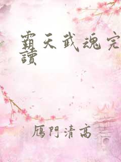霸天武魂完整阅读